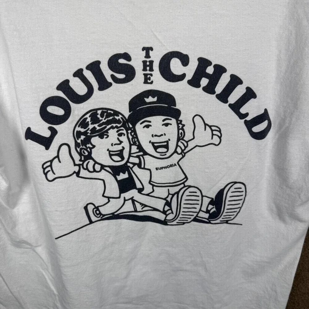 Louis The Child Euphoria EDM Concert Graphic T Shirt Medium Unisex Short Sleeve